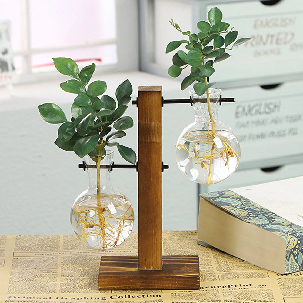 Premium Glass Hydroponic Planter™