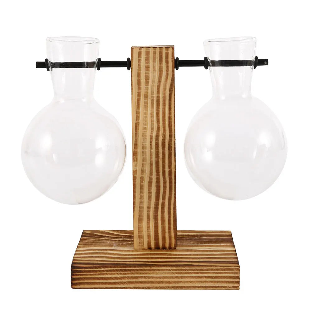 Premium Glass Hydroponic Planter™