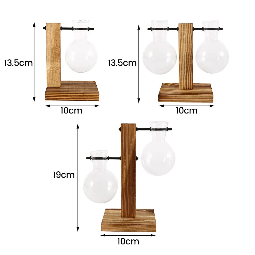 Premium Glass Hydroponic Planter™