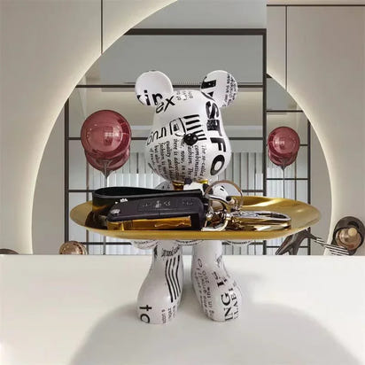 Vibrant Graffiti Bear Sculpture™