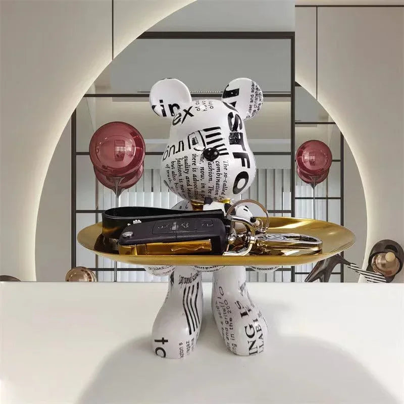 Vibrant Graffiti Bear Sculpture™