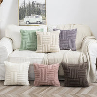Plush Boho Faux Fur Throw Pillow™