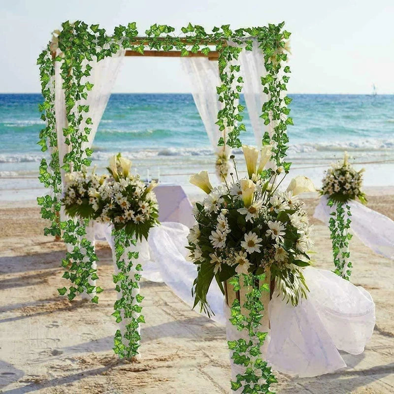 1pc Artificial Wall Hanging Plants Creeper Special Occasion Decoration Home Decor Party Office Festival Theme Decorative