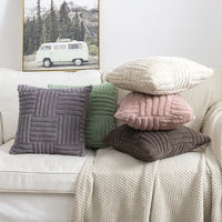 Plush Boho Faux Fur Throw Pillow™